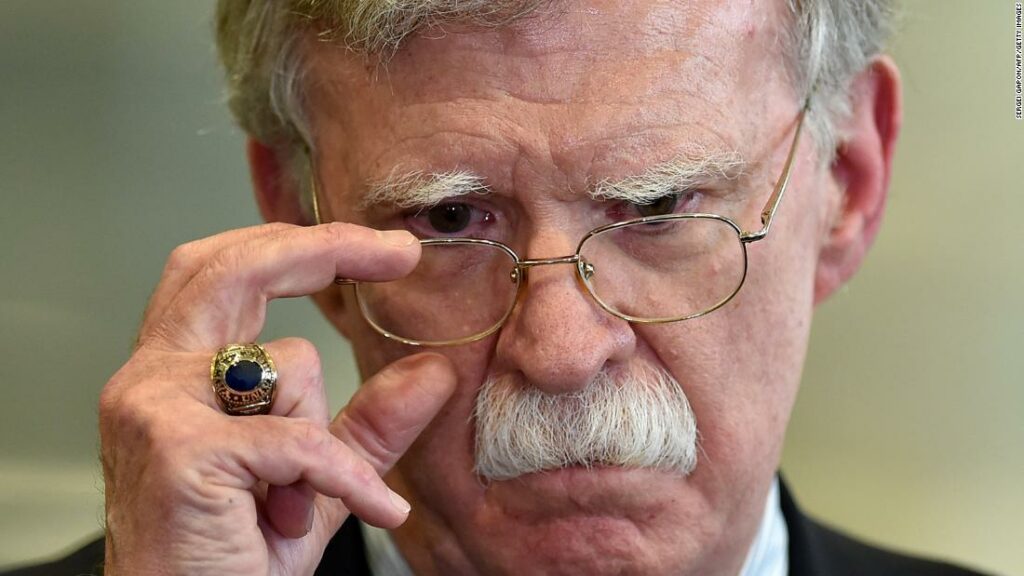 John Bolton’s forthcoming book provokes a furious reaction from President Trump