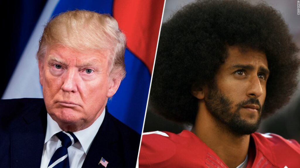 Trump says Colin Kaepernick should be given another chance in the NFL 'if he has the ability to play'