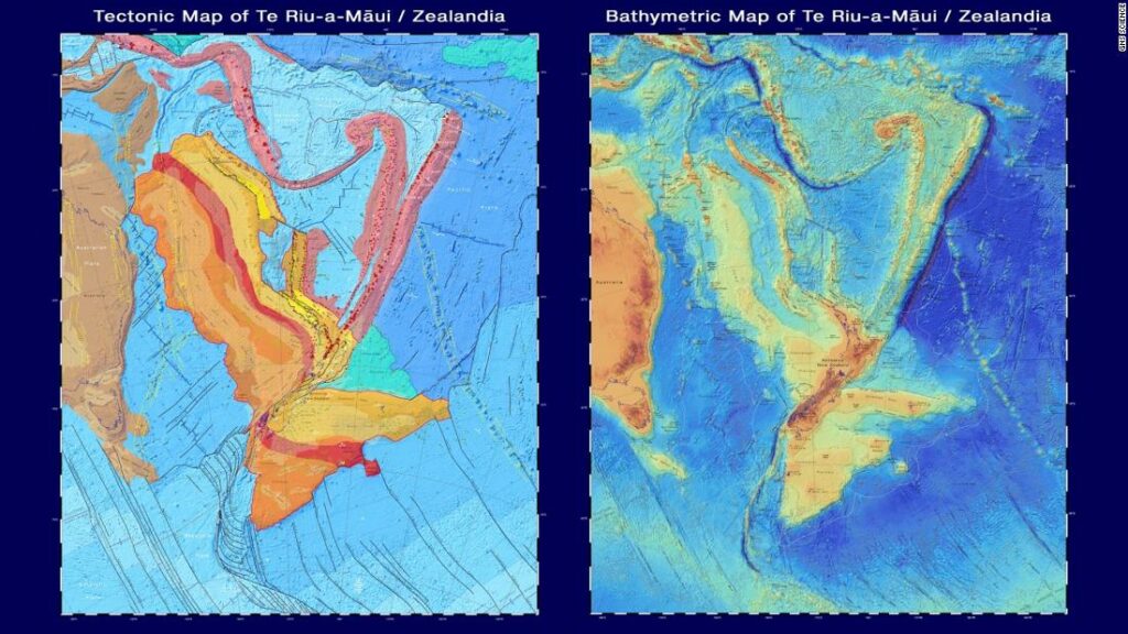 Zealand: New maps reveal the lost underwater continent of New Zealand