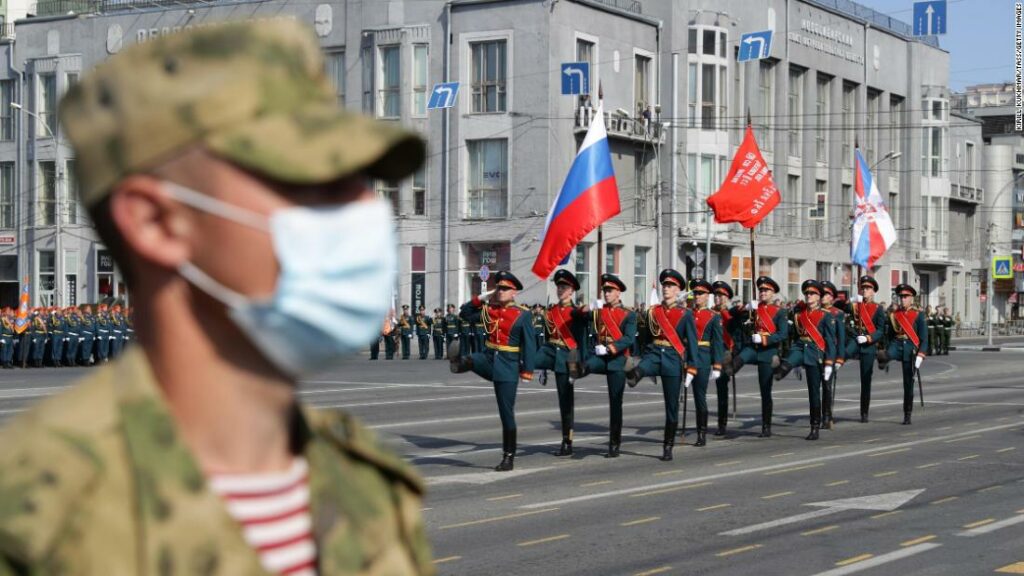 Russia has started a lavish Victory Day parade after a coronavirus delay