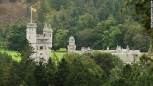 Balmoral, the Queen's Scottish residence, is used as a public toilet