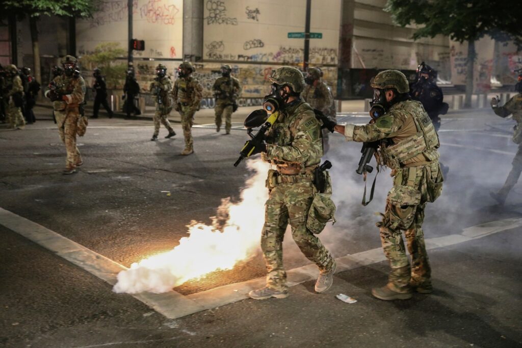 Police call Portland protest a riot