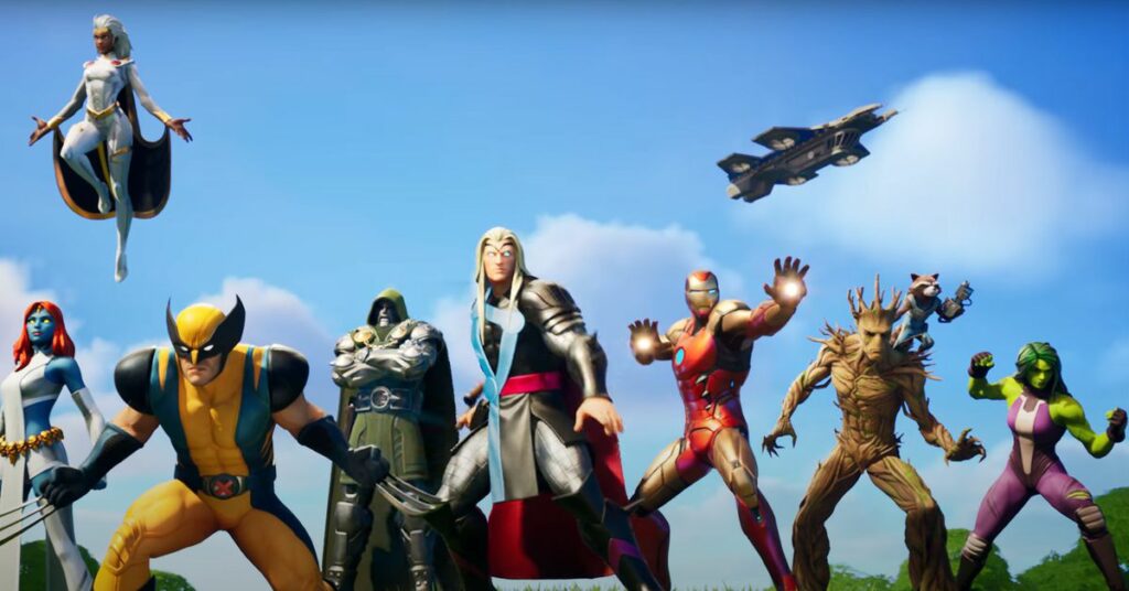 Fortnite’s Chapter 2 season 4 Marvel cinematic and battle pass trailer