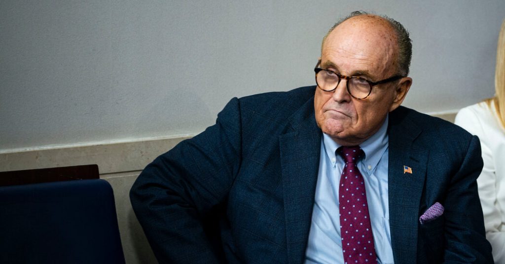 Rudy Giuliani denies wrongdoing in the new "Porat" movie
