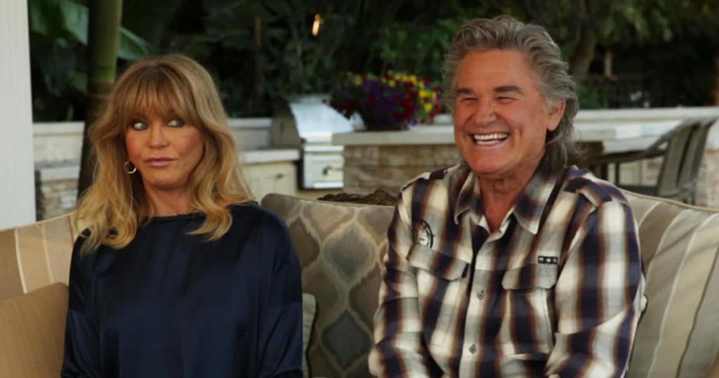 Goldie Hawn and Kurt Russell talk about sharing love - and the screen - together