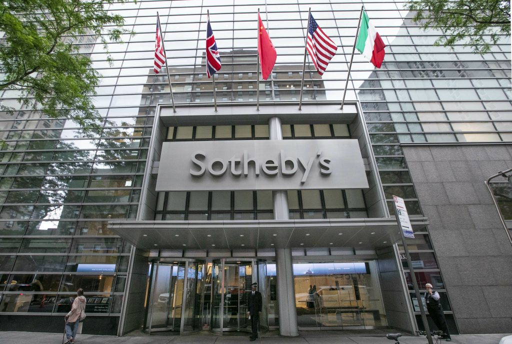 New York: Sotheby's helped wealthy art lovers avoid taxes