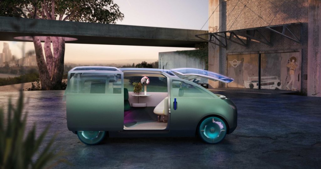 The Mini's Vision Urbanaut looks like a living room on wheels