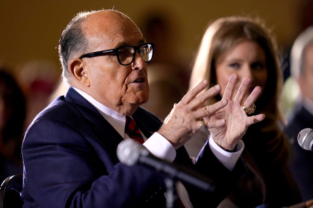 "Your election is fake": Giuliani tells Pennsylvania "I know scammers very well" as he appears in Gettysburg