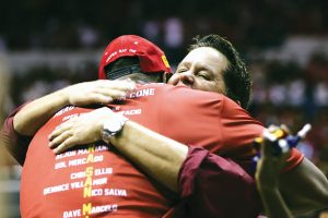 Ginebra came out to match Crispa's 13 PBA title