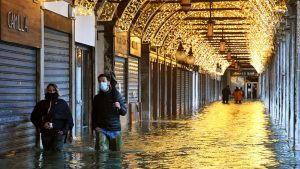 Venice flooding damages St. Mark's Cathedral