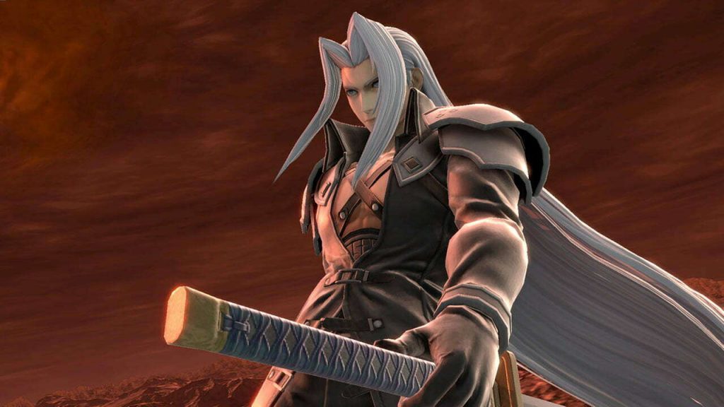 Smash Bros.  Ultimate Sephiroth for FF7, next week's release date reveal kit