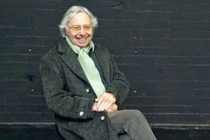 BIRMINGHAM, UNITED KINGDOM - NOVEMBER 24: Harold Budd portrait session backstage at AE Harris Building on November 24, 2011 in Birmingham, United Kingdom. (Photo by Steve Thorne/Redferns)