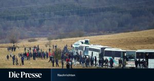 The evacuation from the Bosnian refugee camp in Lyba has been canceled