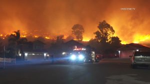 Watch the live broadcast: Evacuations underway after the Willow Fire breaks out over 15 acres in East County