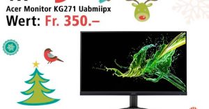 Win the Acer gaming screen on December 22nd