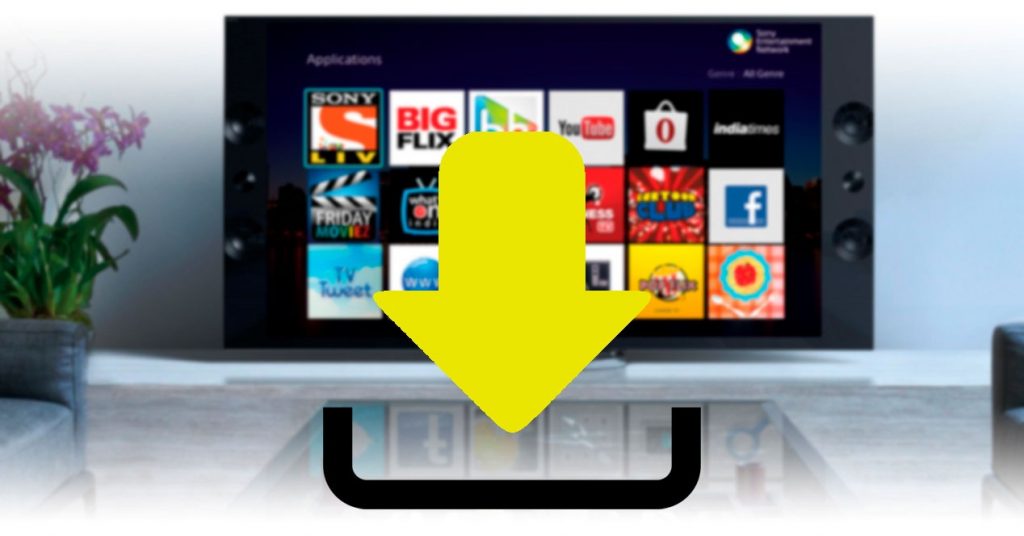 How to download applications to Sony Smart TV