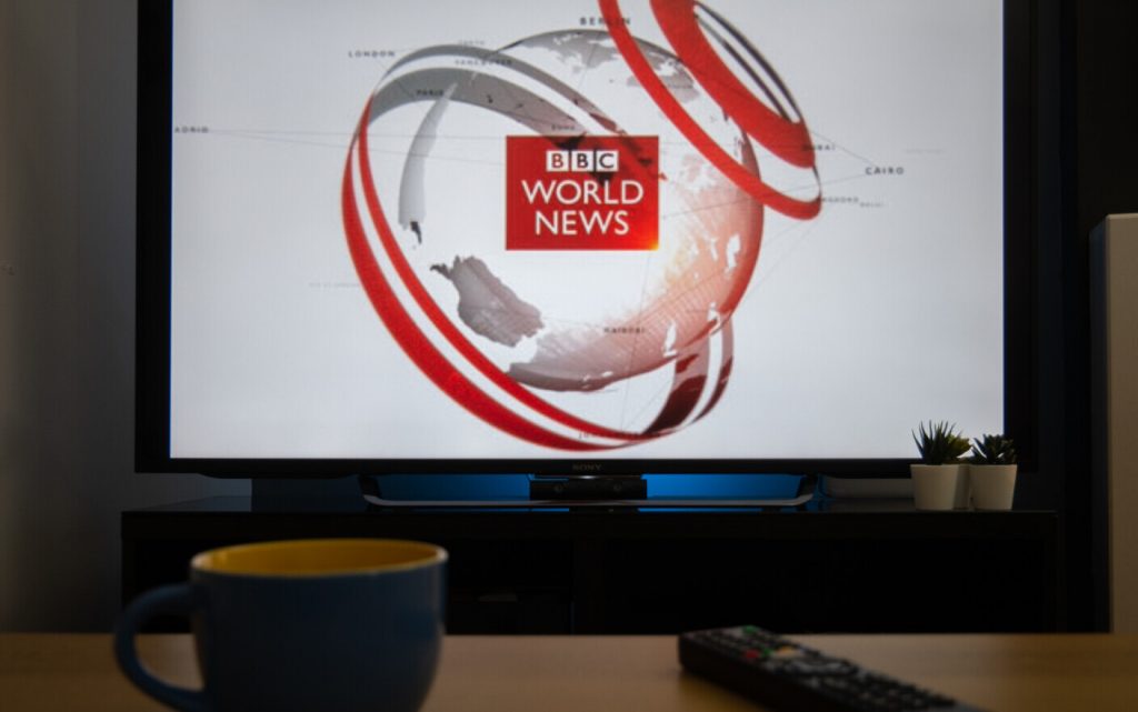 China blocked BBC World News on its soil.  Great Britain's reaction