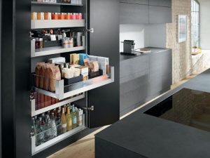 Efficiently manage space in your kitchen with Hafele-ANI's Blum SPACE TOWER unit