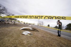 Fragments of a burning Boeing aircraft fell in a residential area near Denver