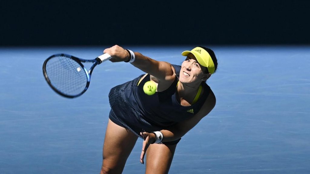 Muguruza misses two balls against Osaka and says goodbye to Australia