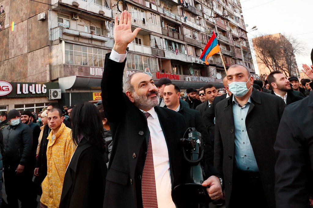 Protesters stormed Armenian government buildings