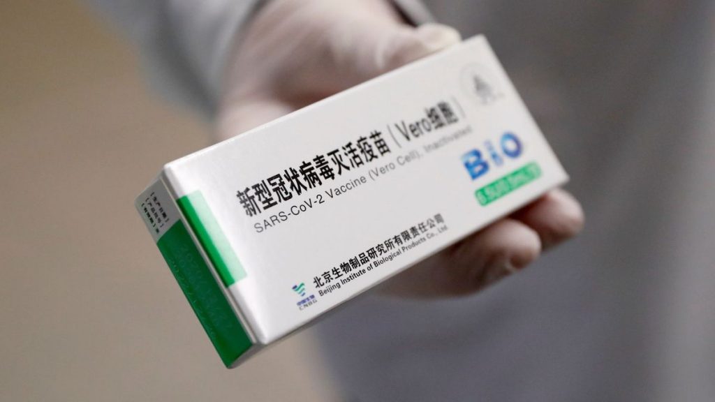 China has recognized that our vaccines are not very effective