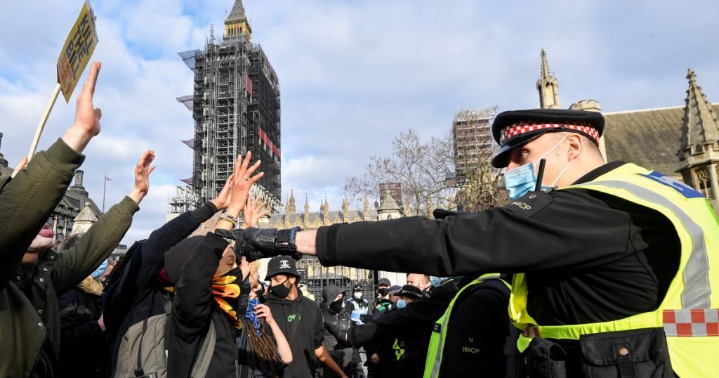 Thousands in the UK demonstrate against the controversial law