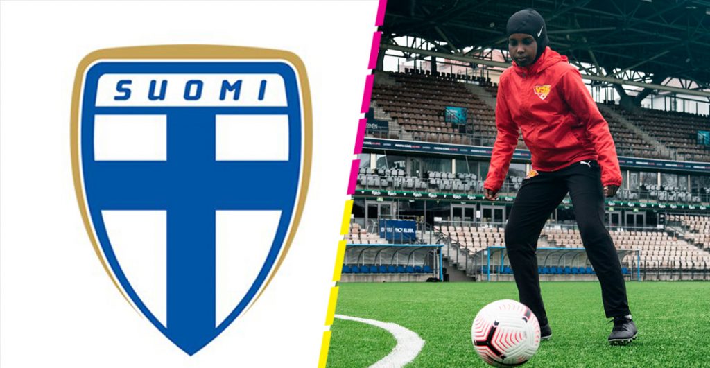 The Finnish League and Nike donate headscarves to its players to promote equality