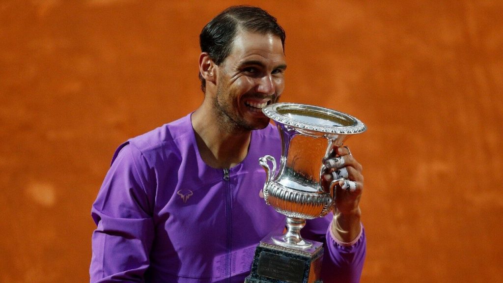 Nadal defeated Djokovic to win the tenth Rome Tennis Championship