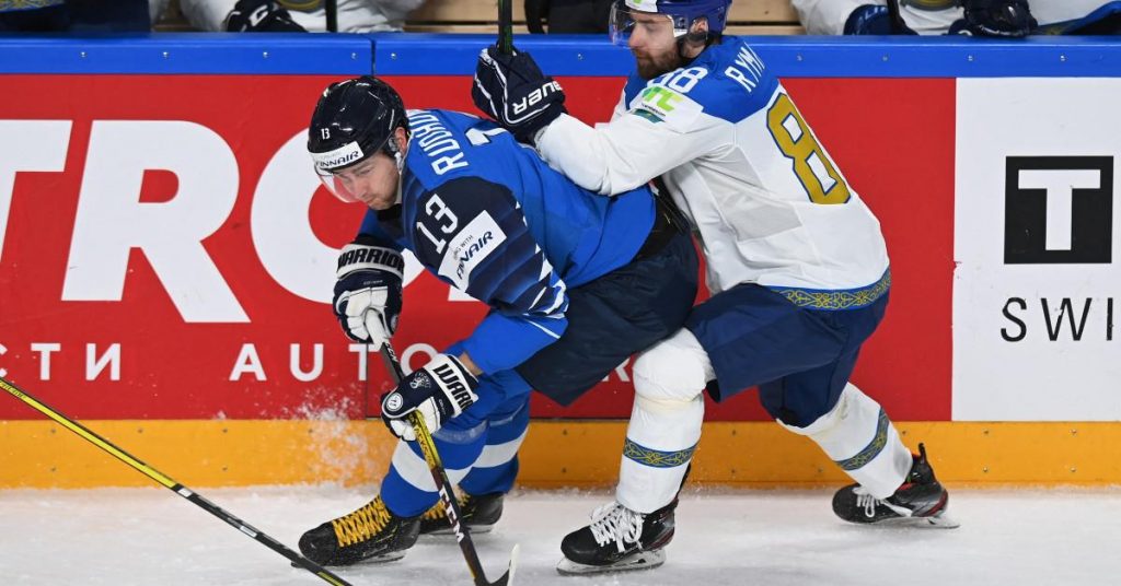 Kazakhstan defeated Finnish defender NSO with a shot