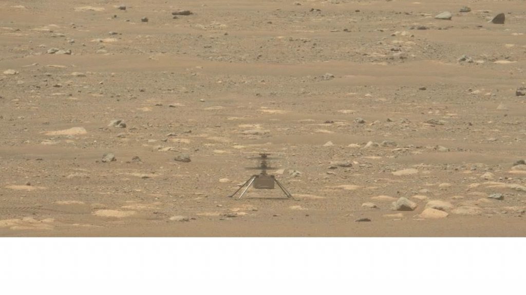 The helicopter on Mars made another flight, and NASA released an audio recording