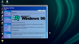 "Windows 96" has appeared, and you can access a fake Windows similar to the popular operating system of the past from the browser--GIGAZINE