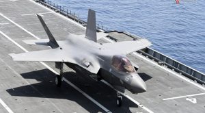 The first F35B of the Italian Navy was delivered to the aircraft carrier Cavour