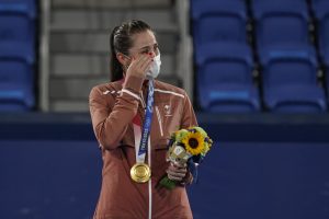 It wasn't Federer or Wawrinka.  Bencic gives Switzerland the gold in tennis