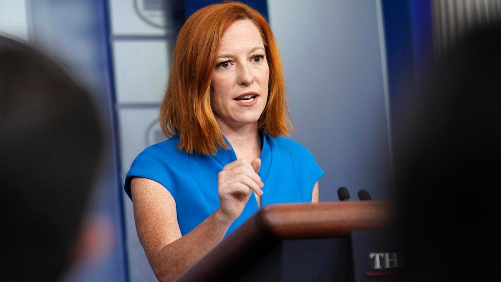 Biden spokeswoman Jen Psaki reprimanded reporters over questions about abortion