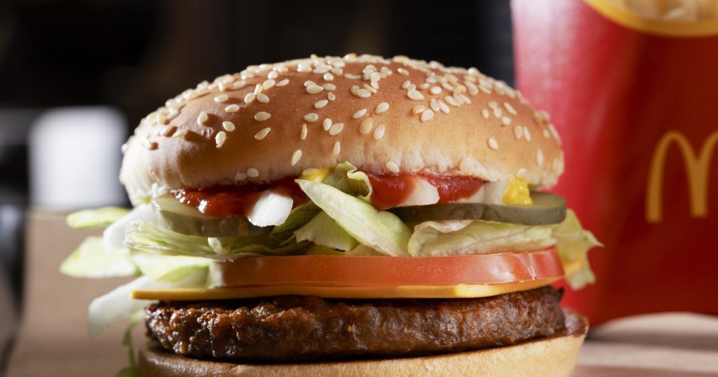 McDonald's launches vegan burgers in the UK and Ireland