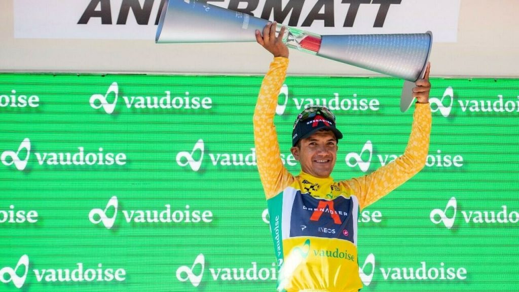 Richard Carabaz won the Tour of Switzerland