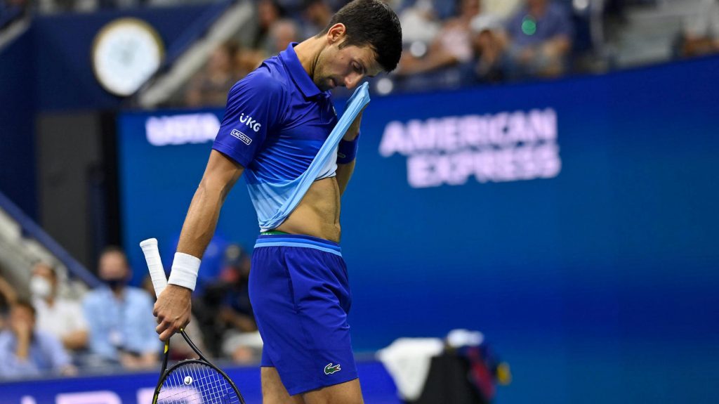 Because of the vaccination case - the tennis star before the end of the Australian Open?