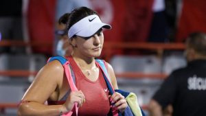 Bianca Andreescu is out of the Australian Open