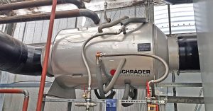 Exhaust gas heat recovery in a small space: Schrader's ThermTube
