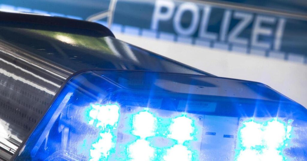 A police car was damaged during a chase in the region of Bretten - Bretten / Oberderingen