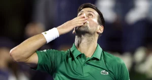 Deported from Australia, Djokovic added his second straight win in Dubai: he defeated Khachanov in straight sets.