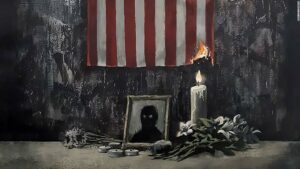 Banksy shares new artwork that supports Black Lives Matter