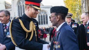 Prince Harry writes to a Ghanaian veteran to congratulate him on his fundraising efforts