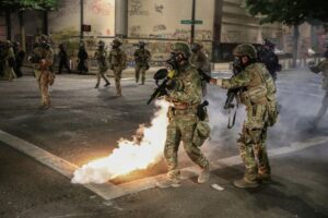 Police call Portland protest a riot