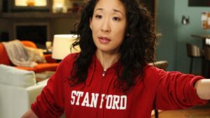 Sandra Oh as Cristina Yang on