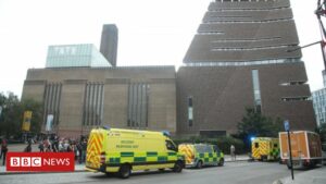 Boy thrown from Tate Modern balcony 'goes home'