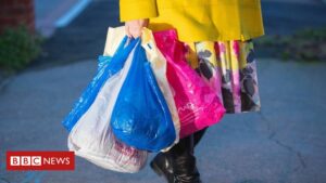 Price of plastic carrier bags to double to 10p next year