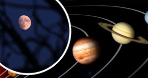 Jupiter and Saturn make a triangle with the moon - the meteorological bureau forecast and when to see them