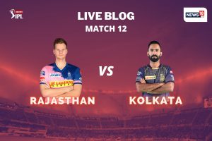 IPL 2020 LIVE Score, RR vs KKR Today